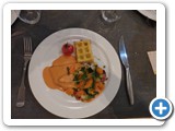 Jambon braisé sauce crème au porto
et légumes de saison
